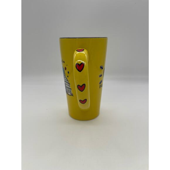 Capsco Ceramic Mug Washington DC Love Vibrant Colors Monuments Scene Souvenir - Picture 4 of 6